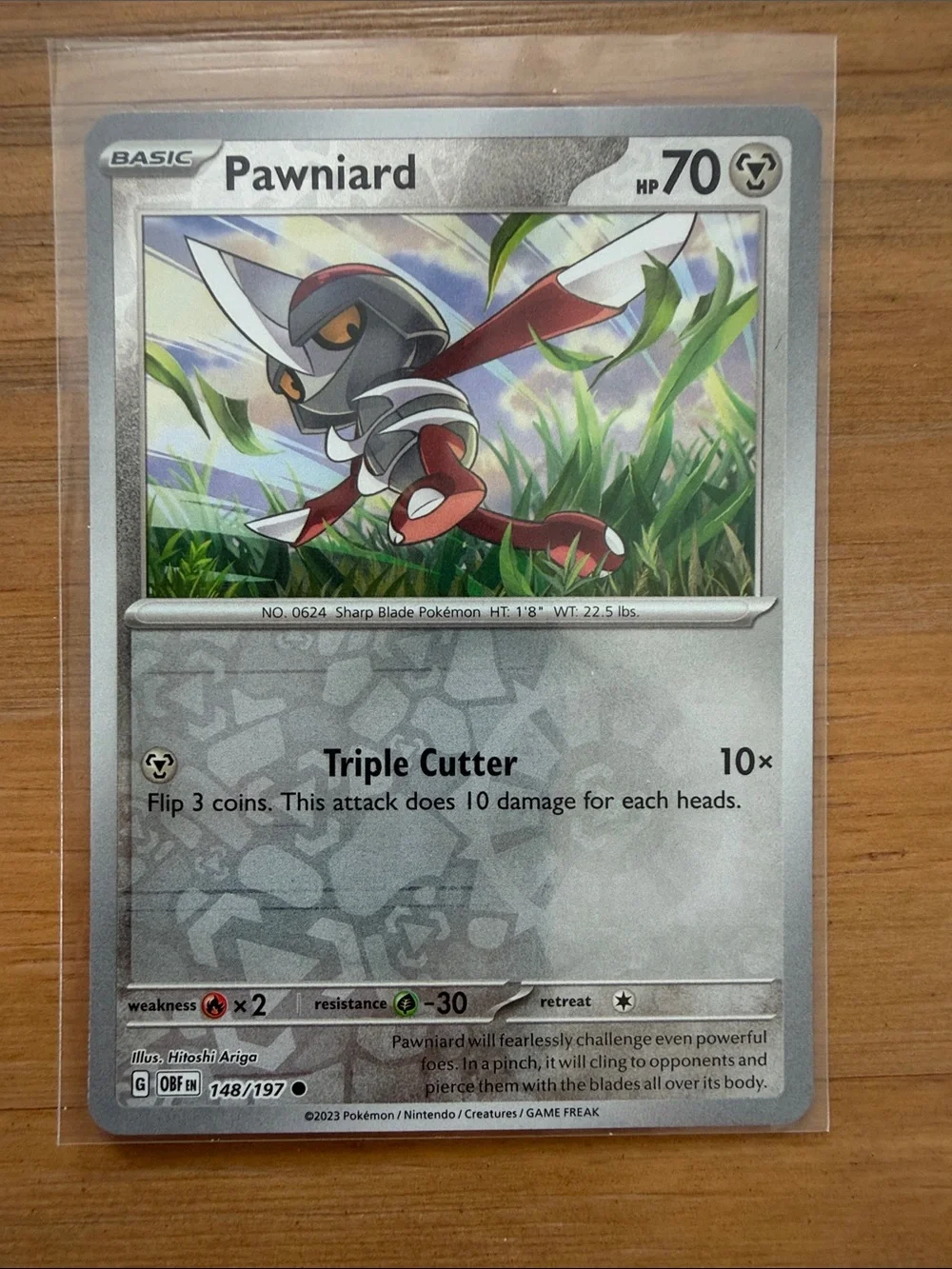 Pawniard Character Pokémon Card Lot | 3 Cards | Reverse Holo ✨5/$25✨
